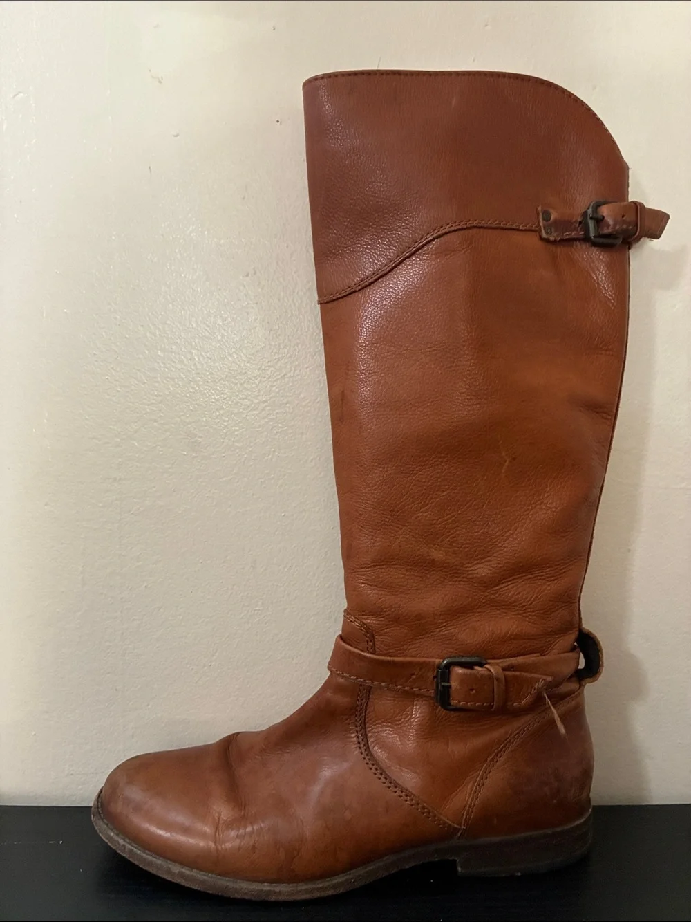 Frye Women's Phillip Riding Boots in a whiskey size 9.5